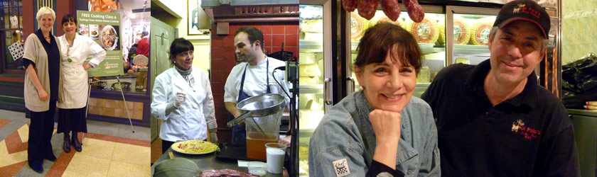 Julia della Croce: foodwriter, chef, consultant - photos of appearances