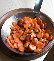 Sweet-and-sour carrots